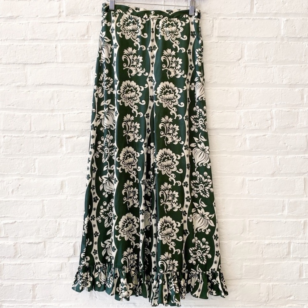 Floral Wide leg pants